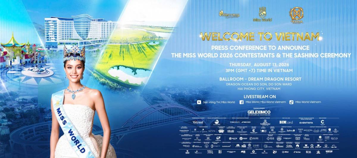 Hải Phòng mở màn hành trình Miss World 2026 đưa nhan sắc thế giới đến với thành phố Cảng