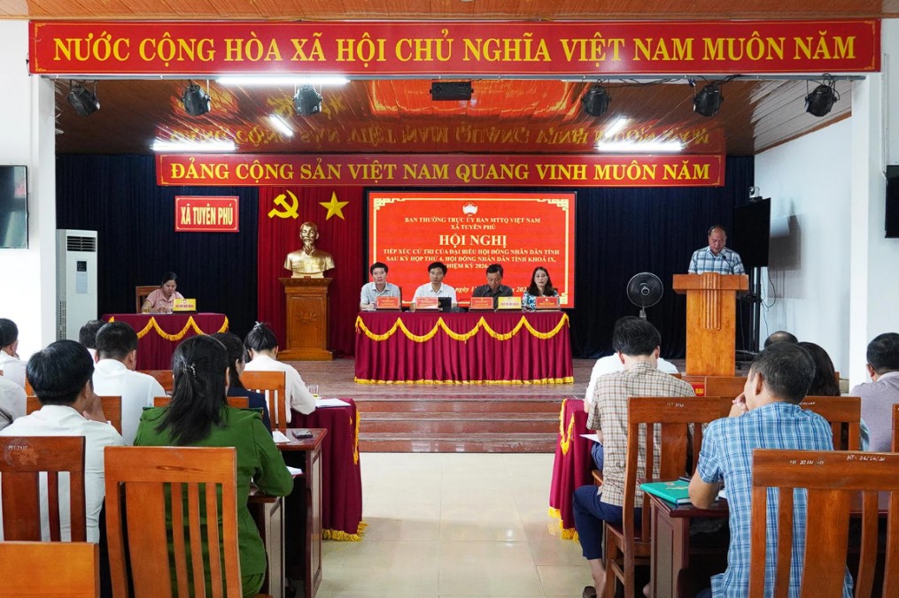 Cử tri Quảng Trị kiến nghị nhiều vấn đề về đất đai, hạ tầng và an sinh xã hội