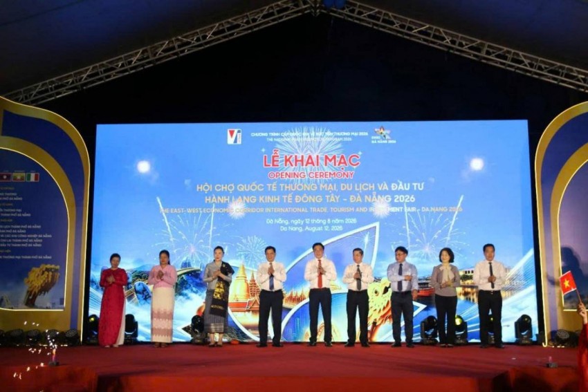 Hội chợ Quốc tế Thương mại, Du lịch và Đầu tư Hành lang kinh tế Đông Tây - Đà Nẵng 2026 chính thức khai mạc 