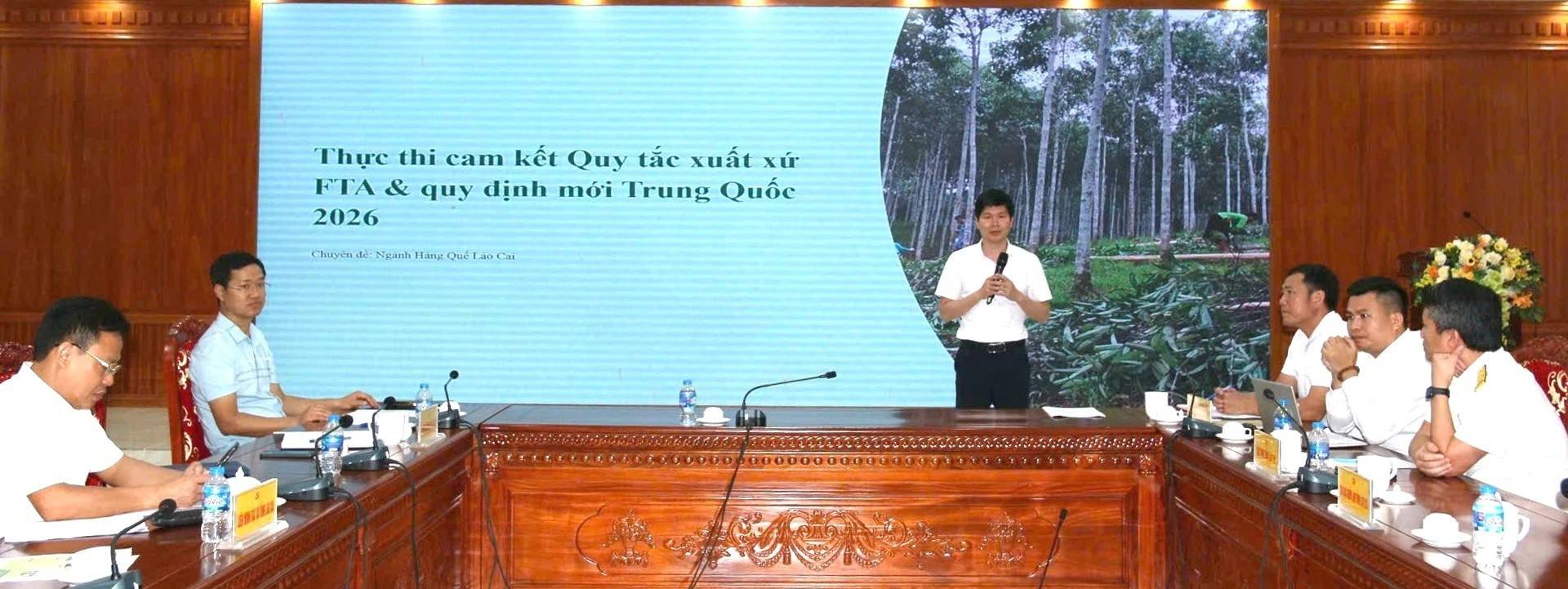 Hội nghị tháo gỡ khó khăn cho ngành Quế Lào Cai