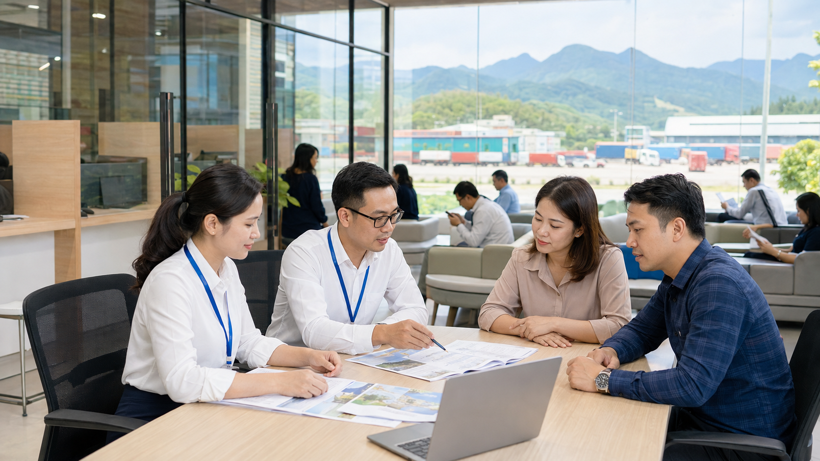 Lào Cai hướng tới xây dựng môi trường đầu tư minh bạch, thuận lợi, lấy doanh nghiệp làm trung tâm phục vụ. Ảnh minh họa tạo bằng AI.
