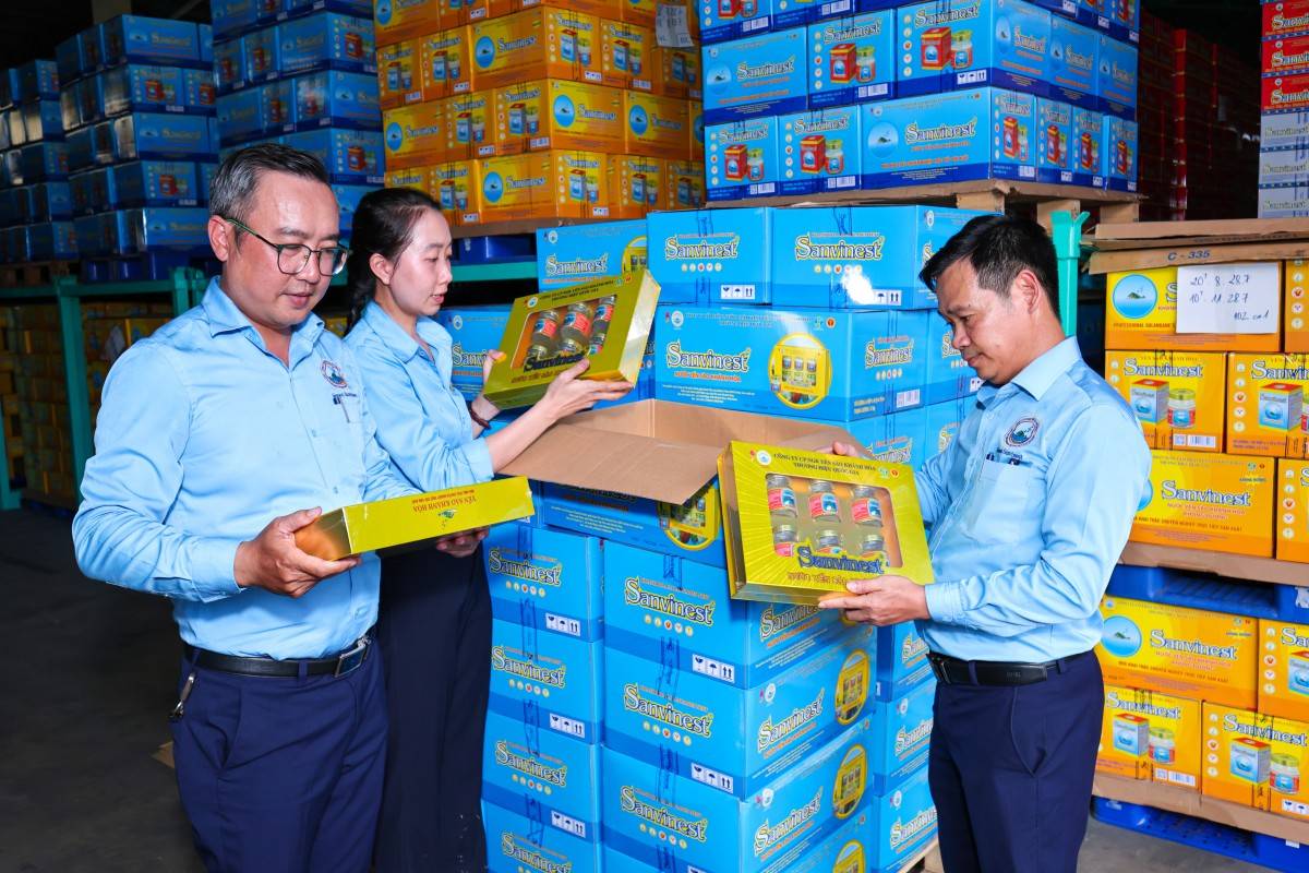 Sanvinest Khánh Hòa xuất khẩu hai container hơn 100.000 USD chính ngạch sang Trung Quốc