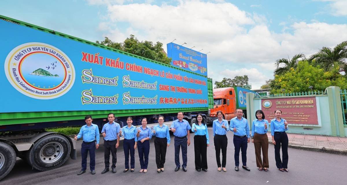 Sanvinest Khánh Hòa xuất khẩu hai container hơn 100.000 USD chính ngạch sang Trung Quốc