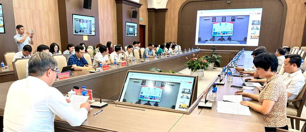 Quang cảnh Tại Buổi làm việc trực tuyến về Hợp tác du lịch giữa Ấn Độ và  tỉnh Lào Cai