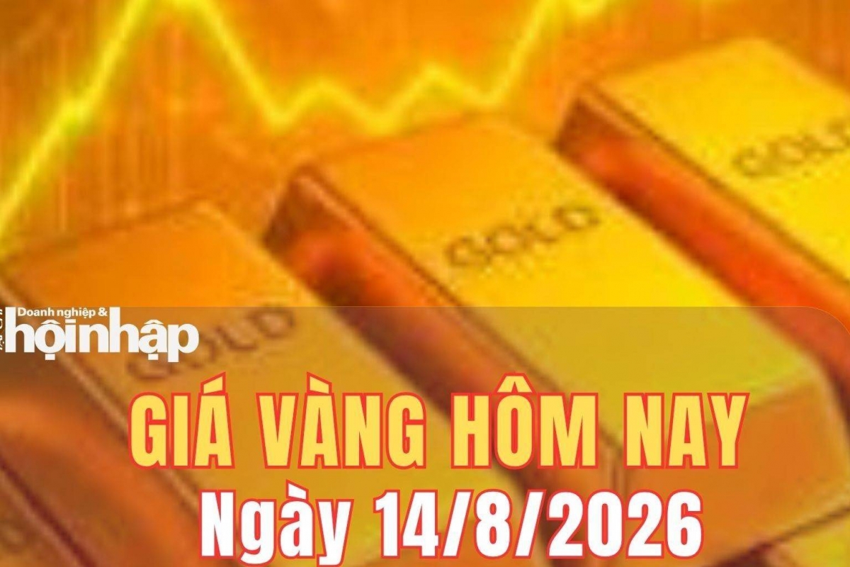 Giá vàng trong nước và thế giới đồng loạt giảm ngày 14/8/2026
