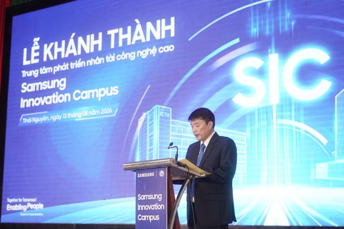 Samsung mở trung tâm đào tạo AI, bán dẫn gần 1.000 m² tại Thái Nguyên