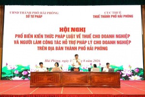 Hải Phòng cập nhật chính sách thuế mới, đồng hành cùng doanh nghiệp và hộ kinh doanh