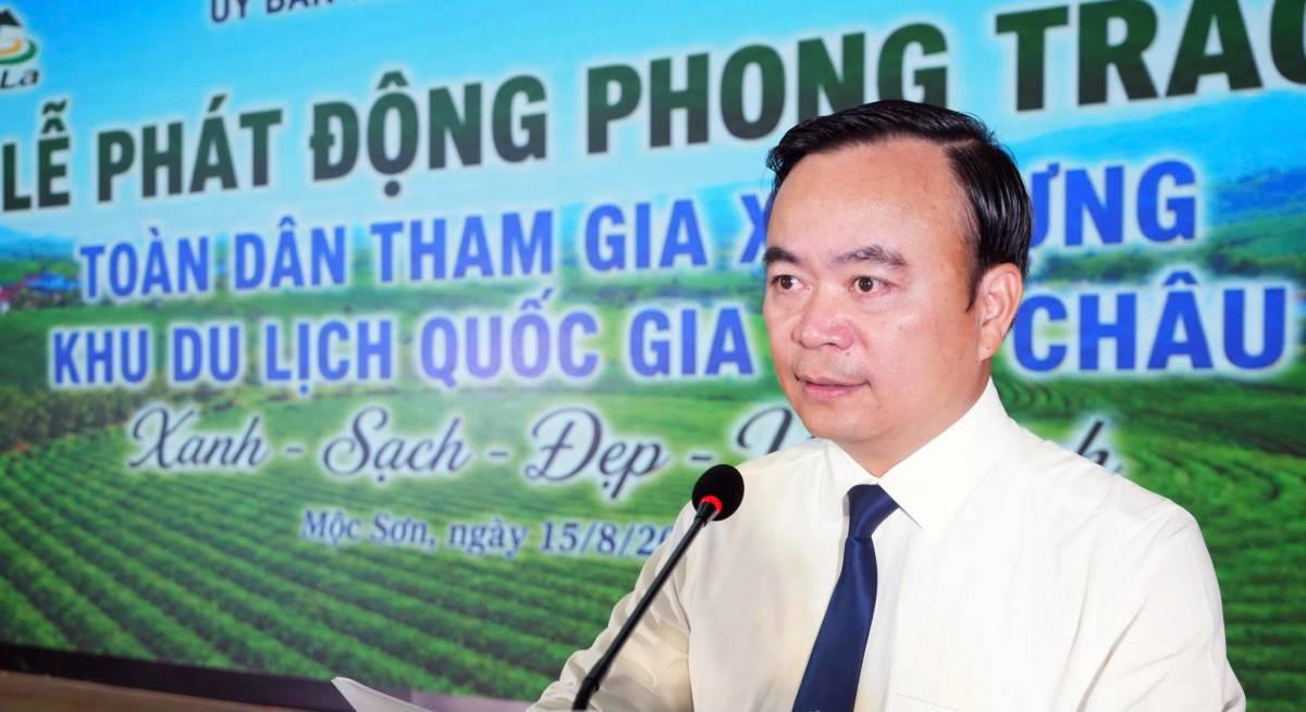 Sơn La phát động xây dựng Mộc Châu thành điểm đến xanh, văn minh