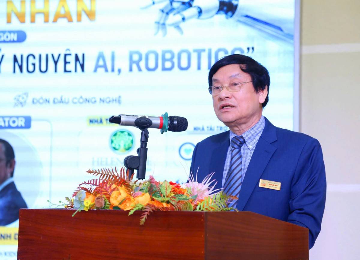 Thầy Đỗ Quốc Anh, Phó Chủ tịch Hội đồng Trường Đại học Kinh tế - Tài chính TP.HCM,