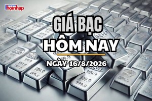 Giá bạc hôm nay 16/8/2026: Giá bạc chốt phiên cuối tuần tăng 2,61%