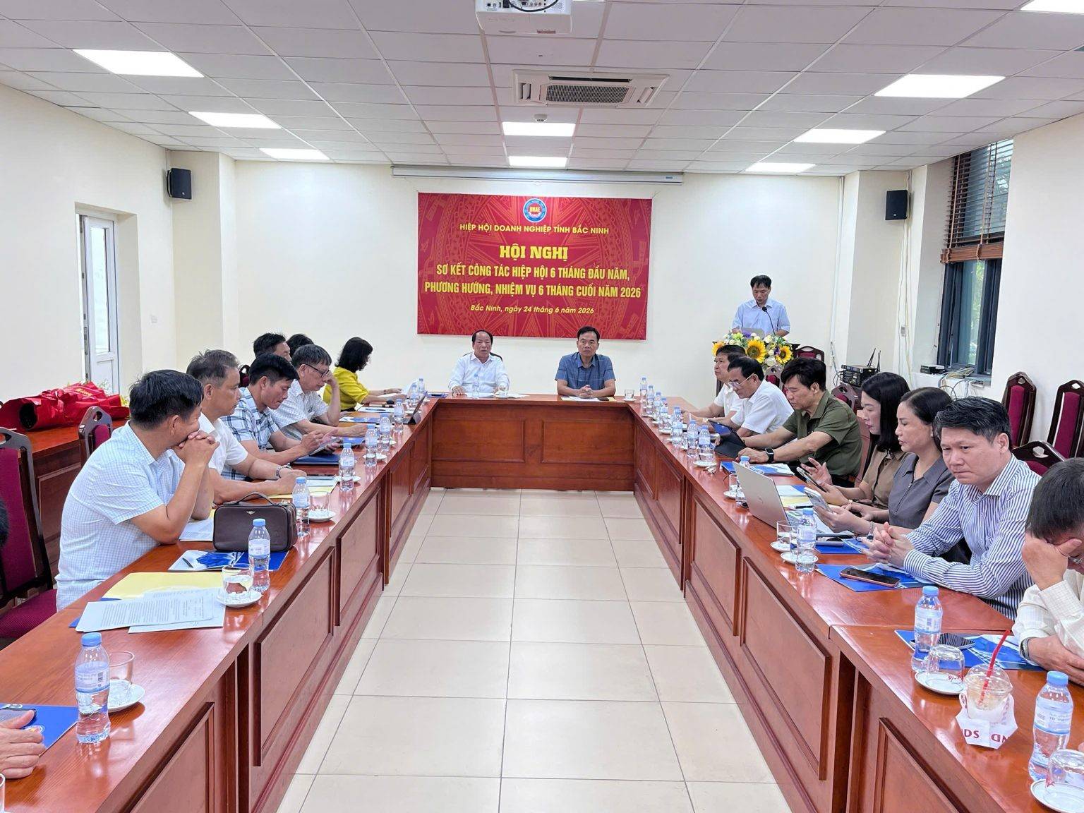 Quang cảnh Hội nghị sơ kết 6 tháng của
