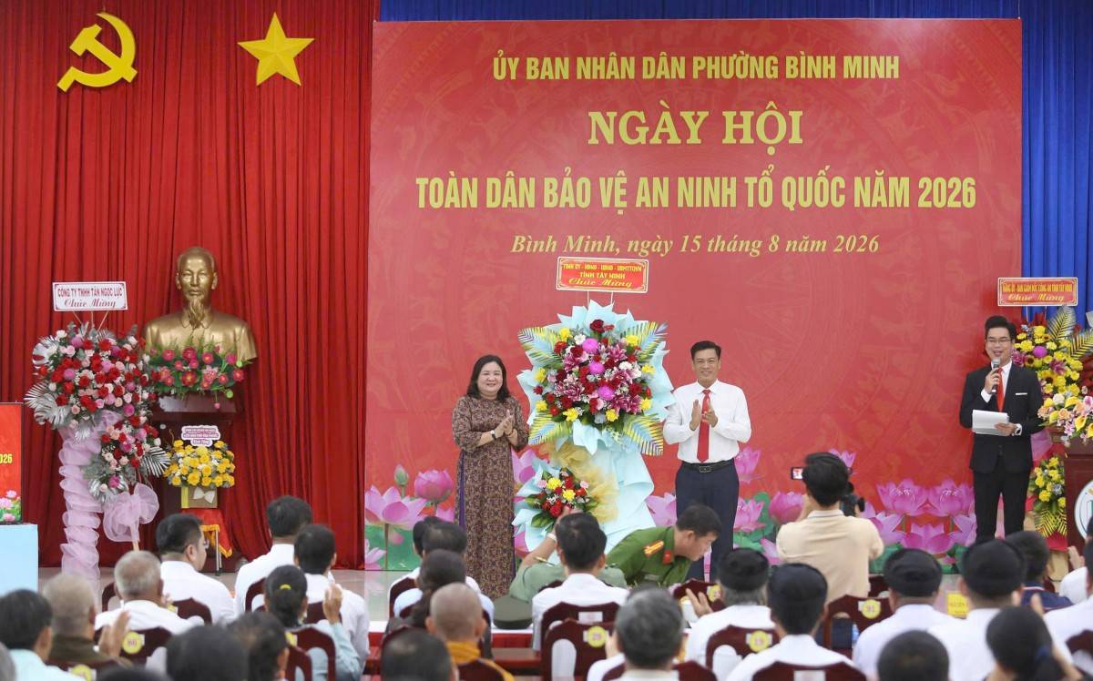 Phong trào toàn dân bảo vệ an ninh Tổ quốc và an ninh trật tự Tây Ninh tại Ngày hội năm 2026