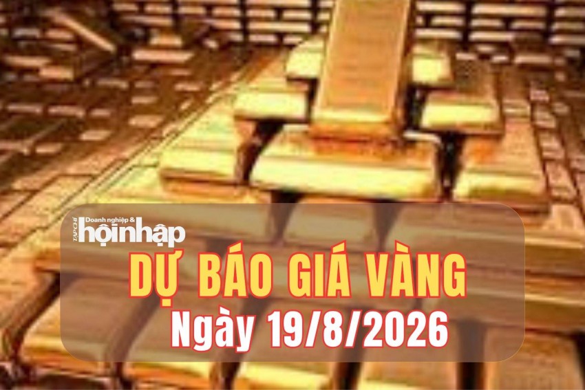 Dự báo giá vàng ngày mai 19/8: Nghiêng về giảm