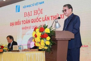 Thiếu tướng, nhạc sĩ Đức Trịnh tái đắc cử Chủ tịch Hội Nhạc sĩ Việt Nam khóa XI
