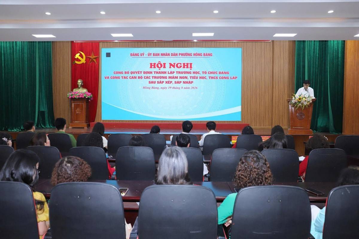 Hồng Bàng tái cấu trúc mạng lưới trường học, sẵn sàng cho năm học mới