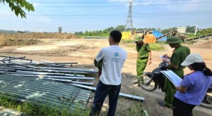 Phú Thọ: Phát hiện hơn 16.600 m³ bùn đất, đất đá thải tập kết trái quy định