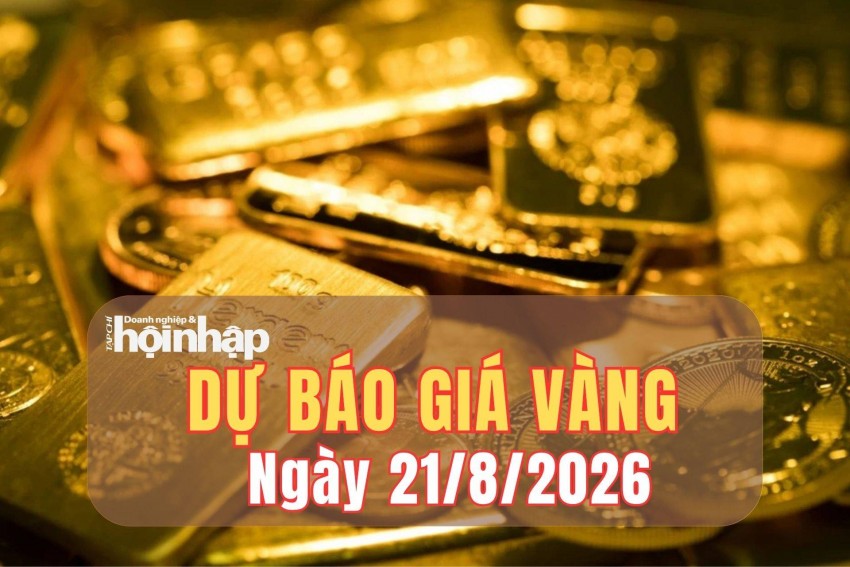 Dự báo giá vàng ngày mai 21/8: Đà tăng còn tiếp diễn