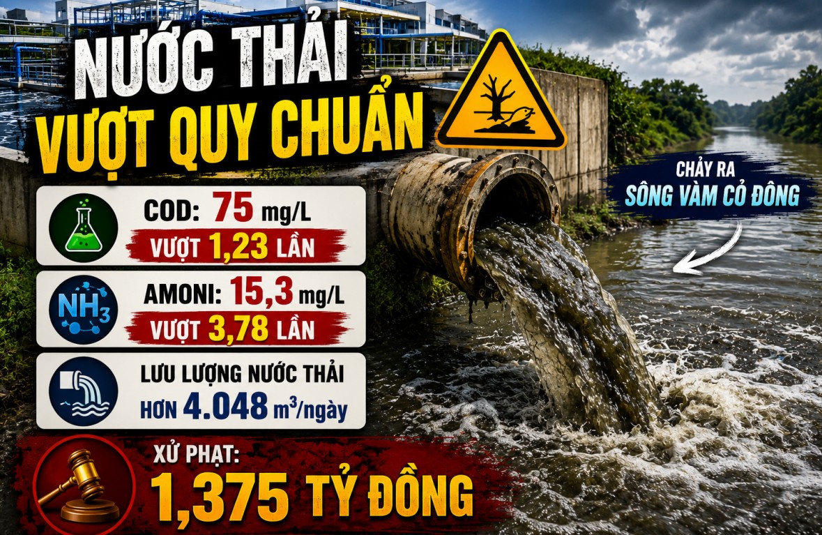 Xử phạt 1,375 tỷ đồng: Đừng để môi trường trả giá cho lợi nhuận