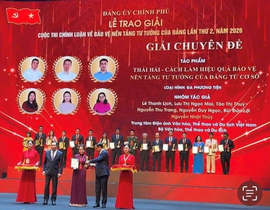 Trao giải Cuộc thi chính luận về bảo vệ nền tảng tư tưởng của Đảng lần thứ 2