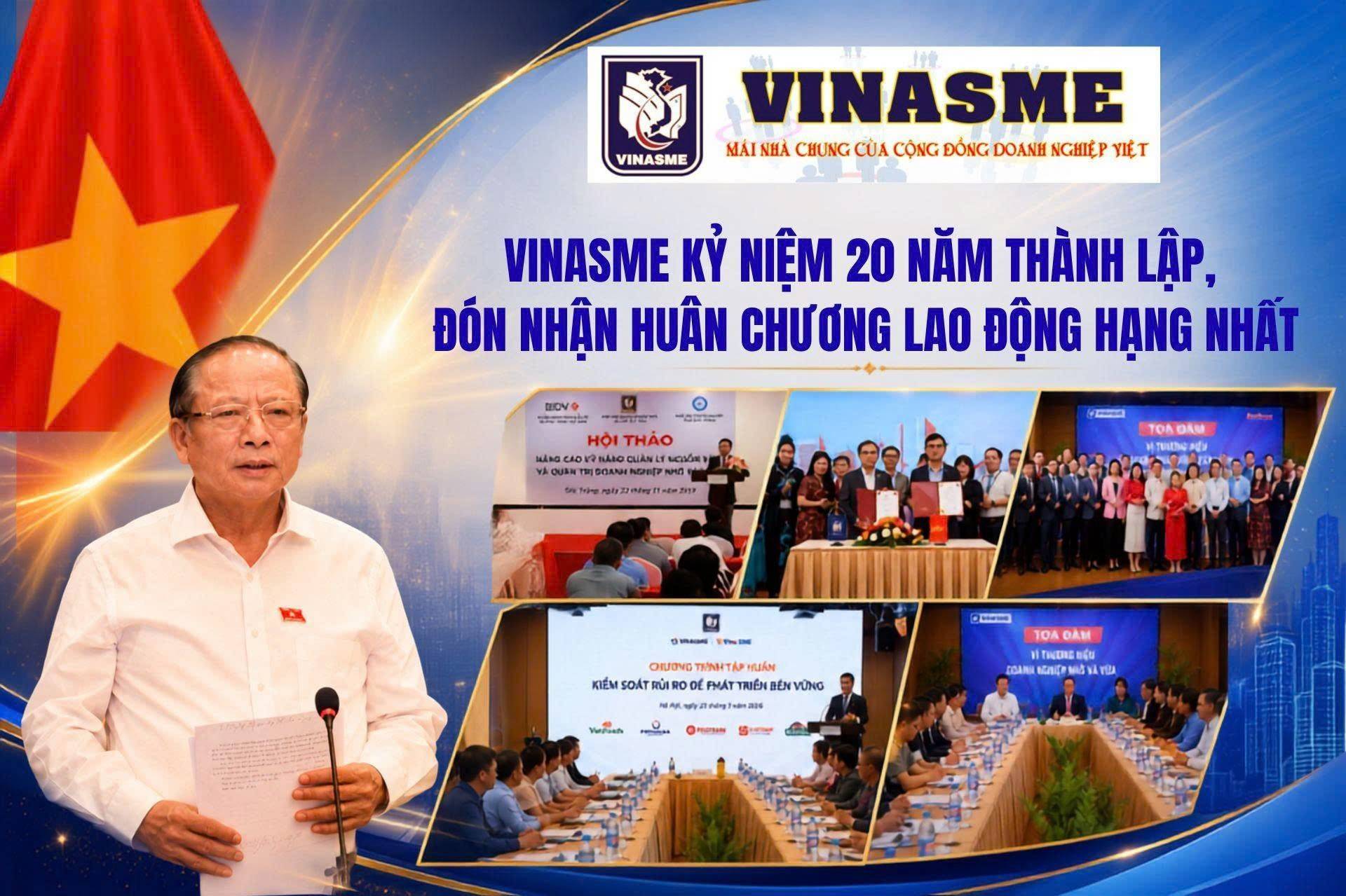 VINASME tuổi 20: Hai thập kỷ xây "bệ phóng" cho cộng đồng doanh nghiệp nhỏ và vừa