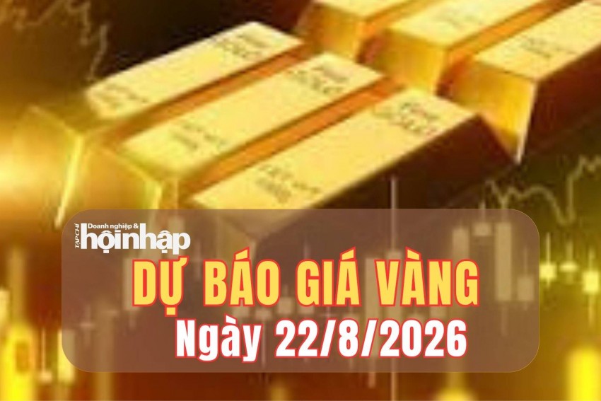 Dự báo giá vàng ngày mai 22/8: Tiếp đà tăng, có thể vượt đỉnh ngắn hạn