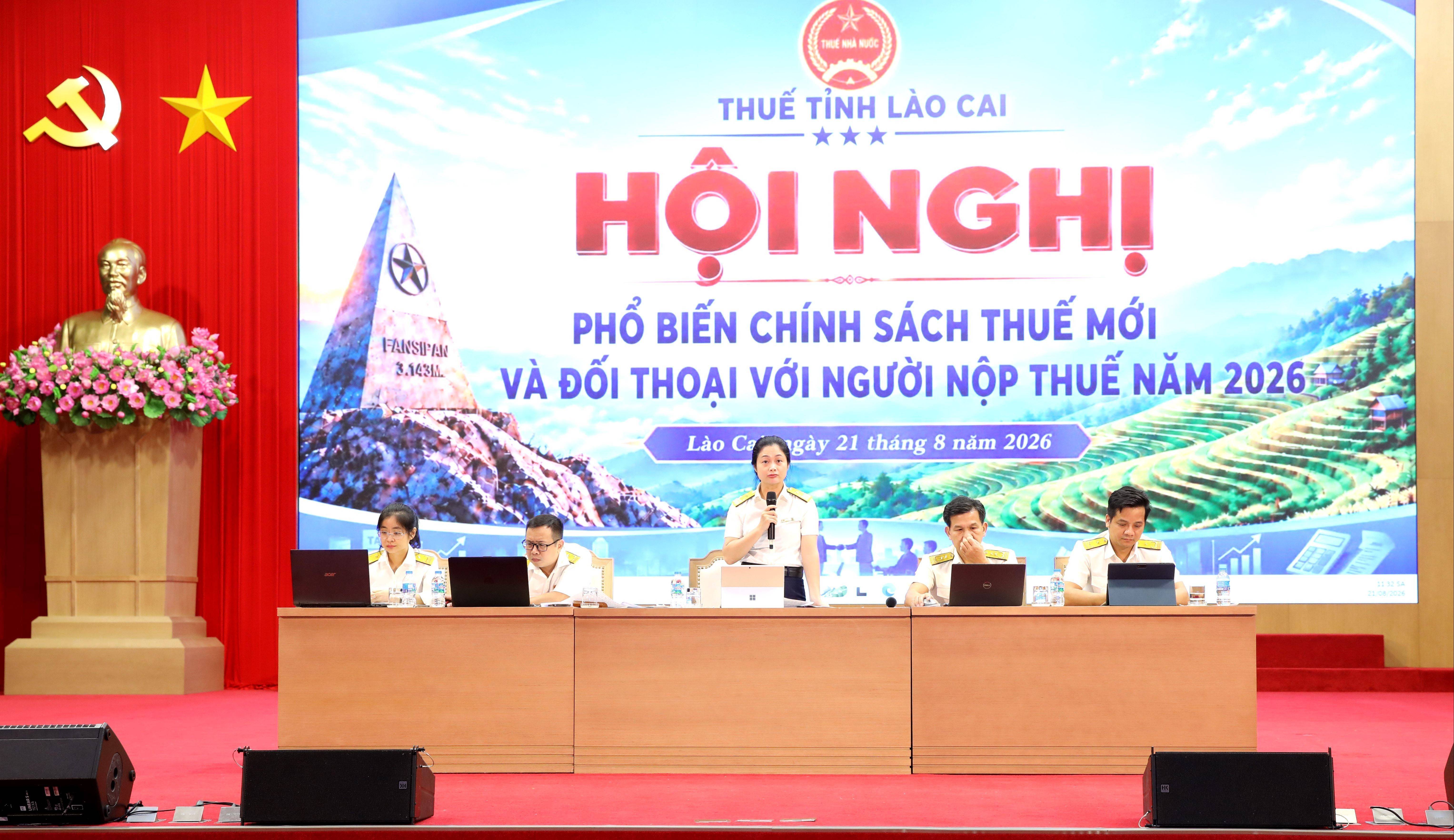 Lào Cai đối thoại chính sách thuế mới, gỡ vướng cho doanh nghiệp, hợp tác xã