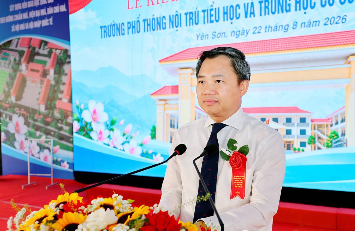 Sơn La khánh thành hai trường nội trú liên cấp vùng biên
