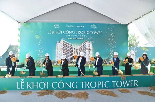 Khởi công Tropic Tower, Novaland trở lại thị trường khu Đông TP.HCM