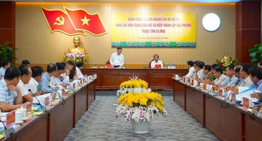 Cà Mau hoàn thiện hồ sơ thành lập 13 phường, đúng chuẩn