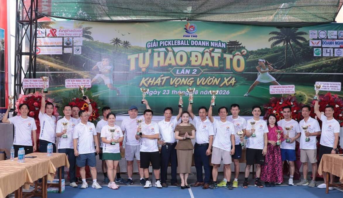Pickleball kết nối doanh nhân Phú Thọ tại miền Nam