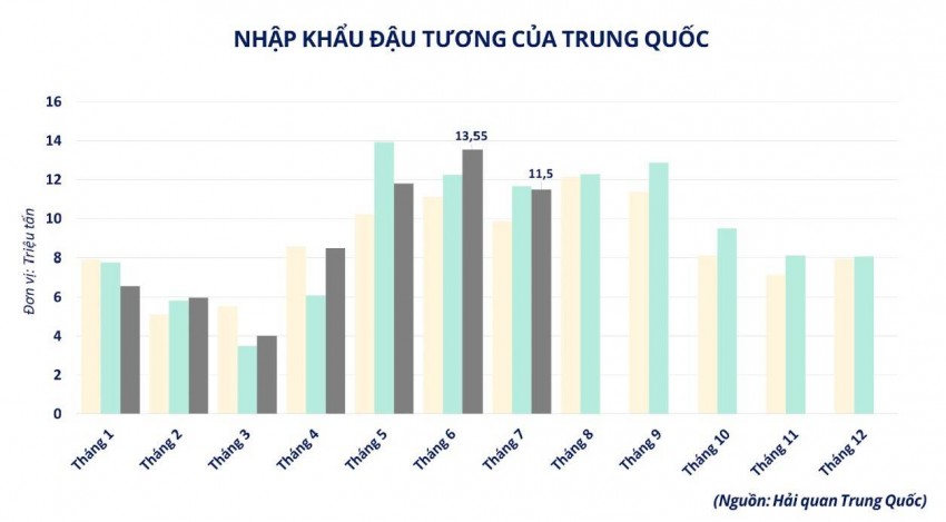Sức mua từ Trung Quốc và nỗi lo mùa vụ tại Mỹ 