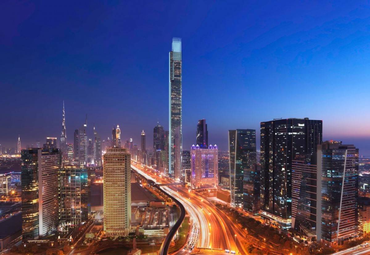 Burj Azizi, dự án cao khoảng 725 mét, là biểu tượng cho tham vọng mở rộng của Azizi Developments trên đường chân trời Dubai.