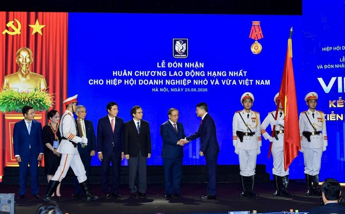 Tường thuật trực tuyến Lễ kỷ niệm 20 năm thành lập VINASME và đón nhận Huân chương Lao động hạng Nhất