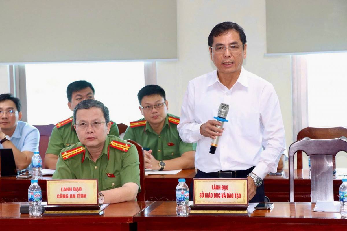 Lãnh đạo Sở Giáo dục và Đào tạo, thông tin về việc sắp xếp các đơnn vị trường học trên đa àn tỉnh