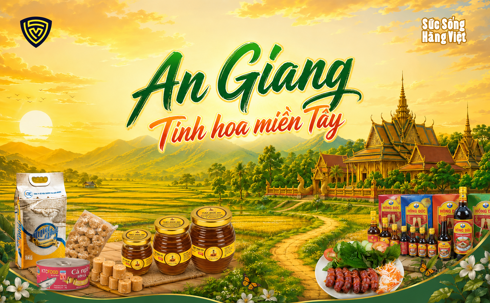 An Giang đưa hàng loạt sản phẩm đặc trưng miền Tây đến Hà Nội