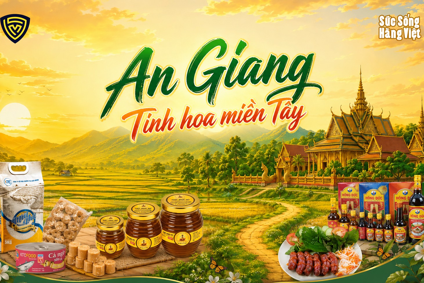 An Giang đưa hàng loạt sản phẩm đặc trưng miền Tây đến Hà Nội