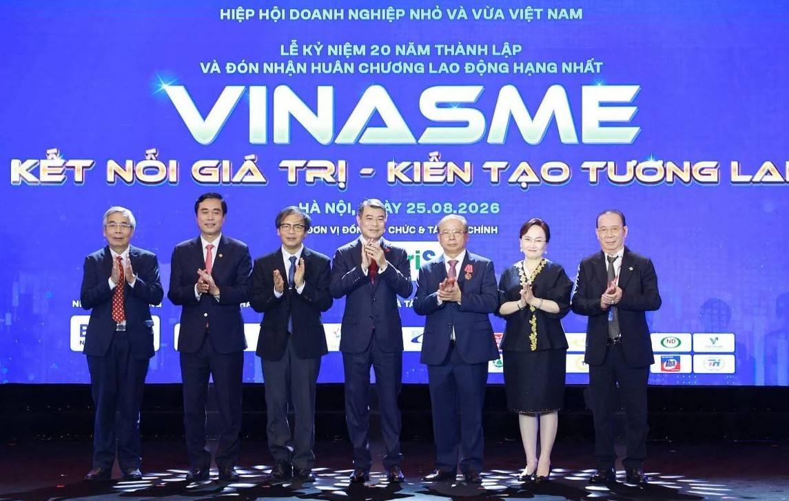 Tường thuật trực tuyến Lễ kỷ niệm 20 năm thành lập VINASME và đón nhận Huân chương Lao động hạng Nhất