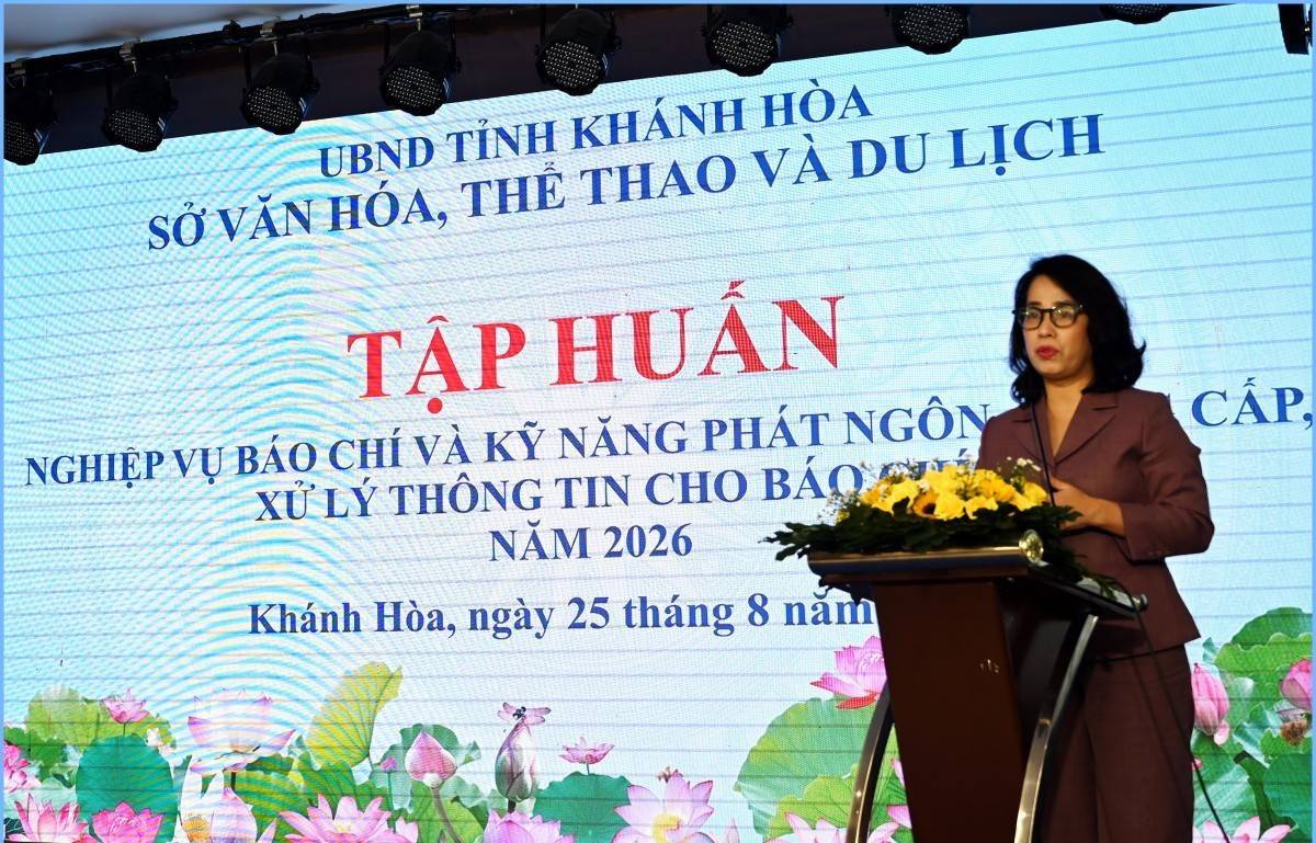 Khánh Hòa tập huấn kỹ năng phát ngôn, cung cấp và xử lý thông tin báo chí