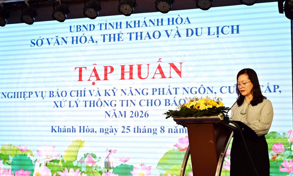Khánh Hòa tập huấn kỹ năng phát ngôn, cung cấp và xử lý thông tin báo chí