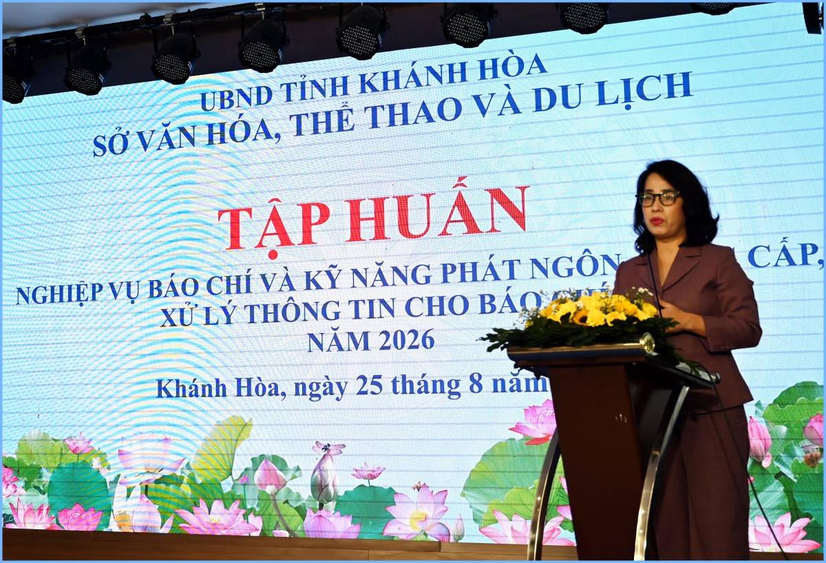 Khánh Hòa tập huấn kỹ năng phát ngôn, cung cấp và xử lý thông tin báo chí