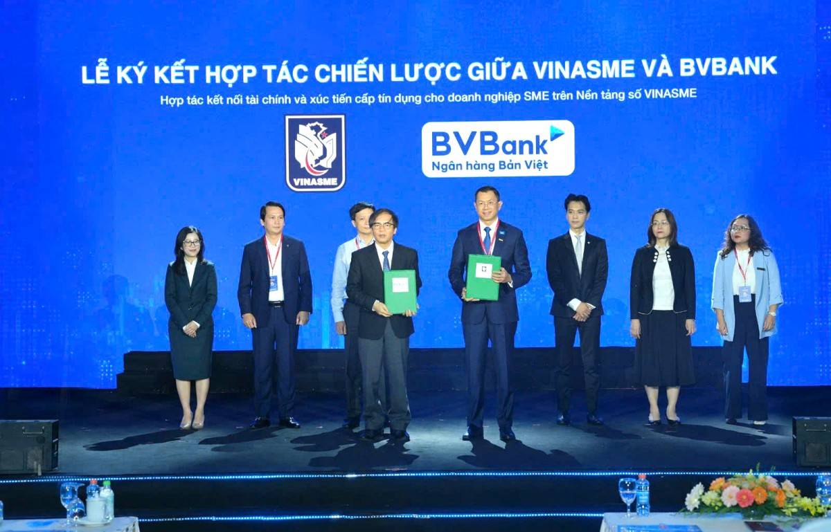 BVBank đồng hành cùng VINASME kết nối tài chính số, tiếp sức SME