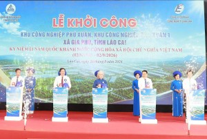 Lào Cai khởi công hai khu công nghiệp 500 ha, mở rộng không gian phát triển công nghiệp