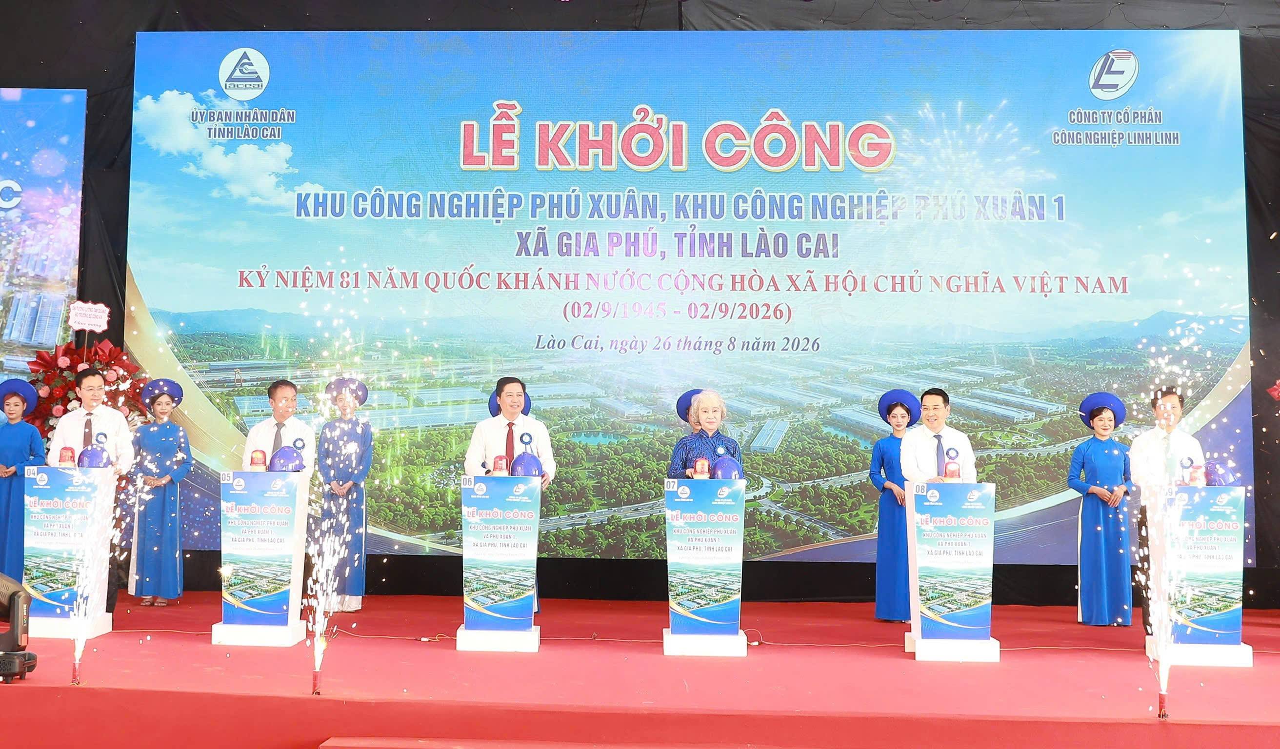 Lào Cai khởi công hai khu công nghiệp 500 ha, mở rộng không gian phát triển công nghiệp