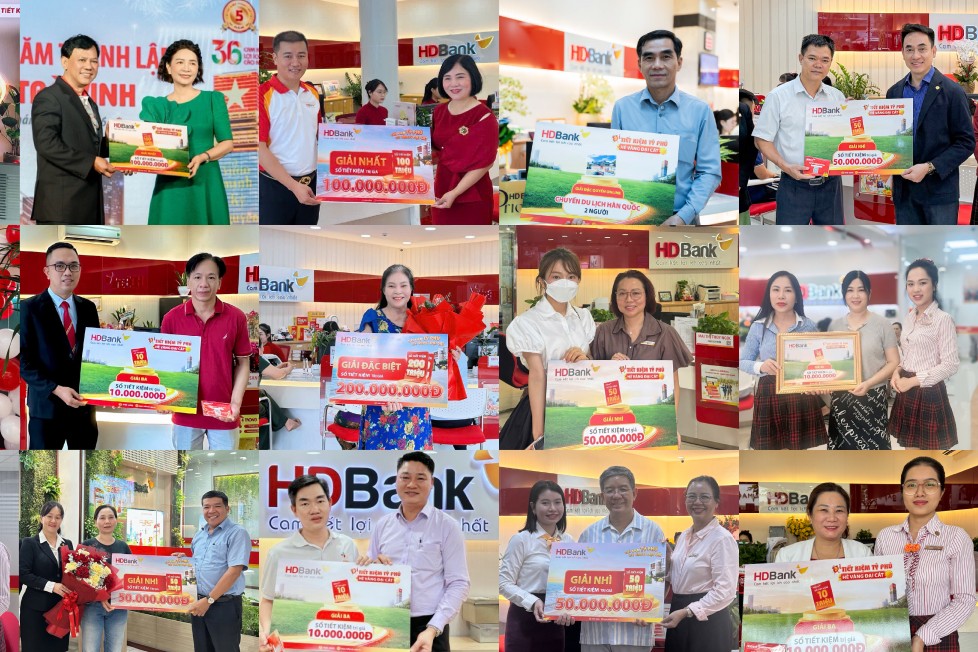 HDBank xác định chủ nhân 64 sổ tiết kiệm, cuộc đua săn 16 lượng vàng SJC vào chặng nước rút