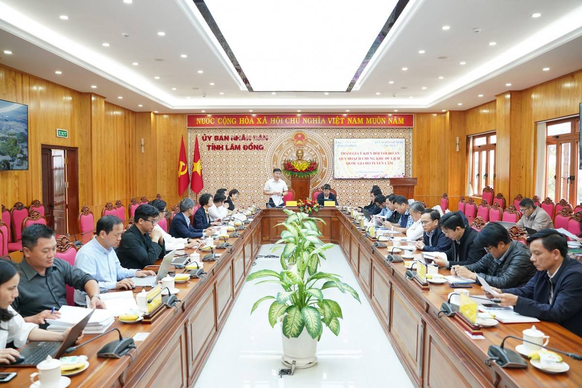 Lâm Đồng hoàn thiện Quy hoạch chung Khu du lịch quốc gia hồ Tuyền Lâm