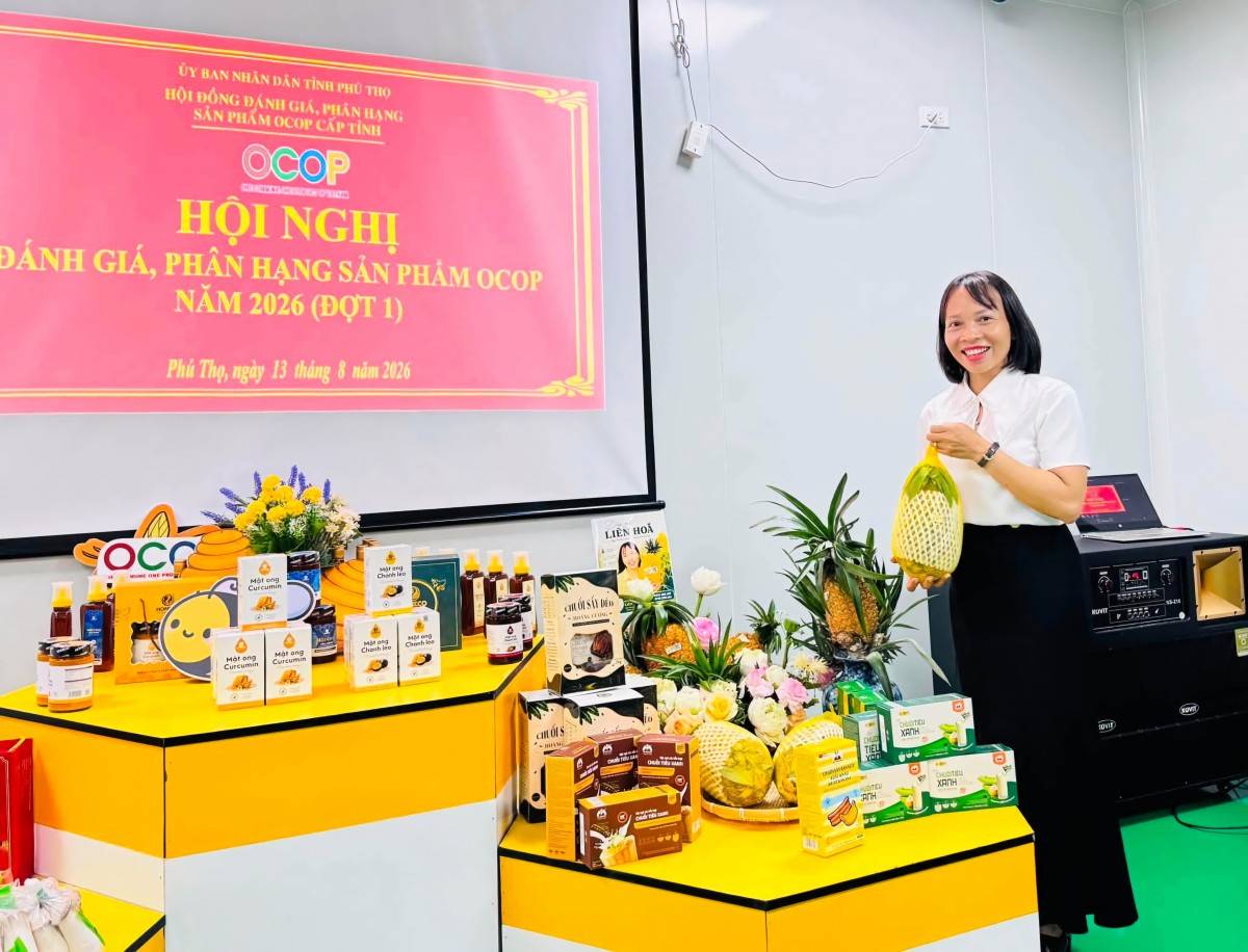 Phú Thọ công nhận thêm 15 sản phẩm OCOP năm 2026