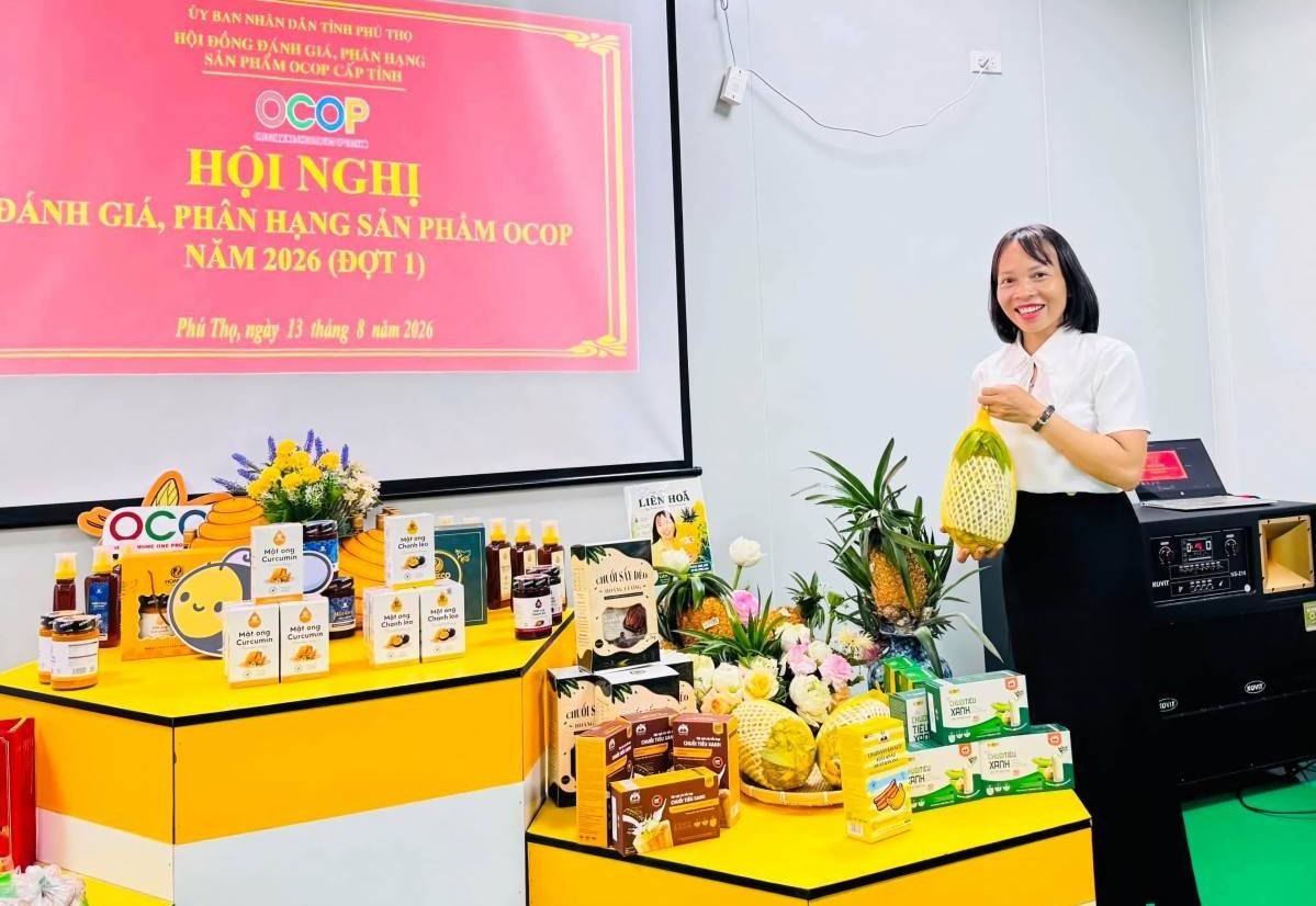 Phú Thọ công nhận thêm 15 sản phẩm OCOP năm 2026