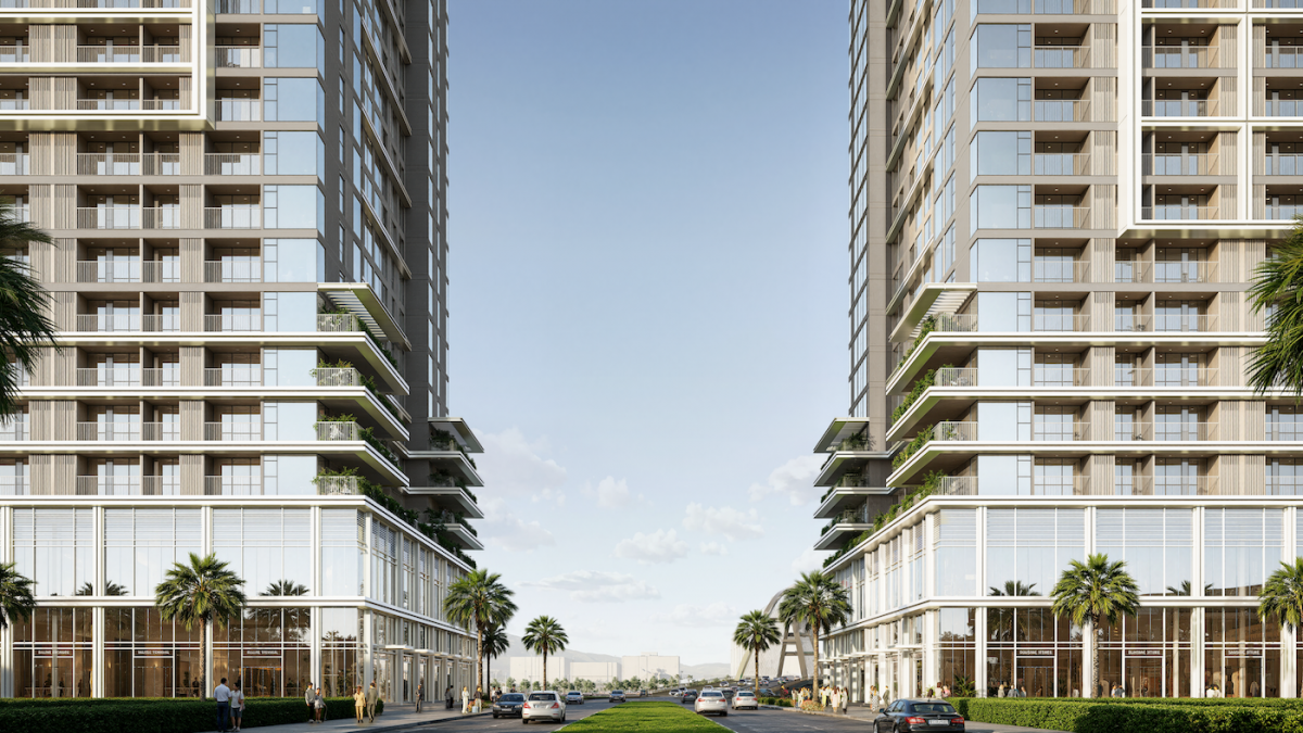 Chiều cao vượt trội cùng hệ kính lớn mặt ngoài giúp shophouse khối đế thích ứng với đa dạng ngành hàng. Ảnh: Sun Property.
