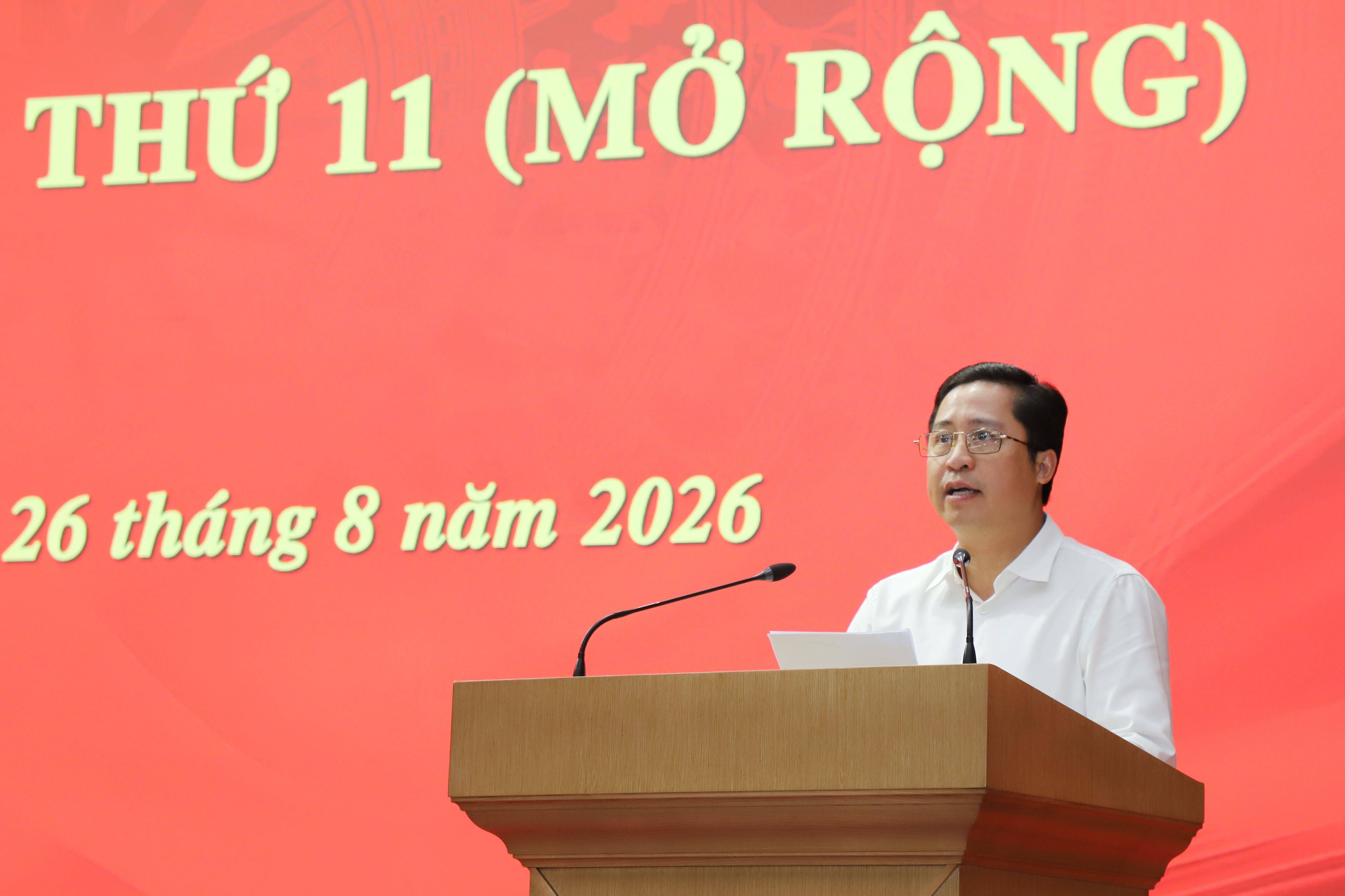 Phát biểu bế mạc hội nghị, Bí thư Tỉnh ủy Dương Quốc Huy