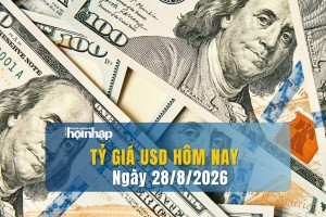 Tỷ giá USD hôm nay 28/8/2026: Đồng USD biến động nhẹ, nhà đầu tư hướng sự chú ý tới Fed